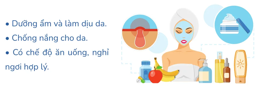 Minh hoạ trong chương “Các liệu pháp điều trị khác Dược mỹ phẩm peel da laser” — sách Hiểu mụn để hết mụn