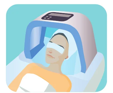 Minh hoạ trong chương “Các liệu pháp điều trị khác Dược mỹ phẩm peel da laser” — sách Hiểu mụn để hết mụn