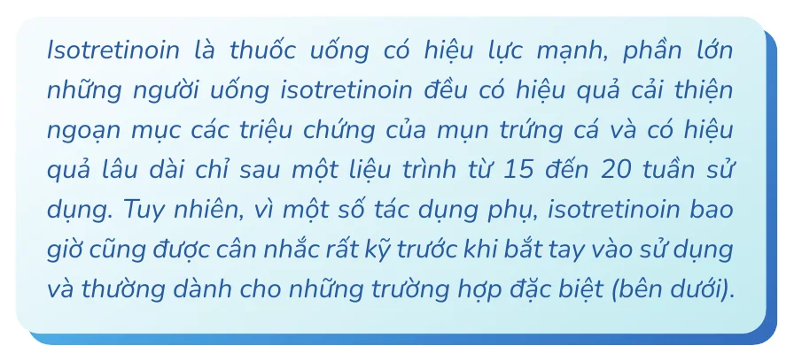 Minh hoạ trong chương “Các loại thuốc trong điều trị mụn trứng cá” — sách Hiểu mụn để hết mụn