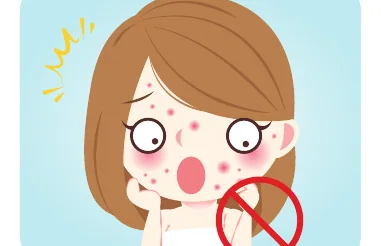 Minh hoạ trong chương “Cách ngăn ngừa và điều trị sẹo mụn” — sách Hiểu mụn để hết mụn