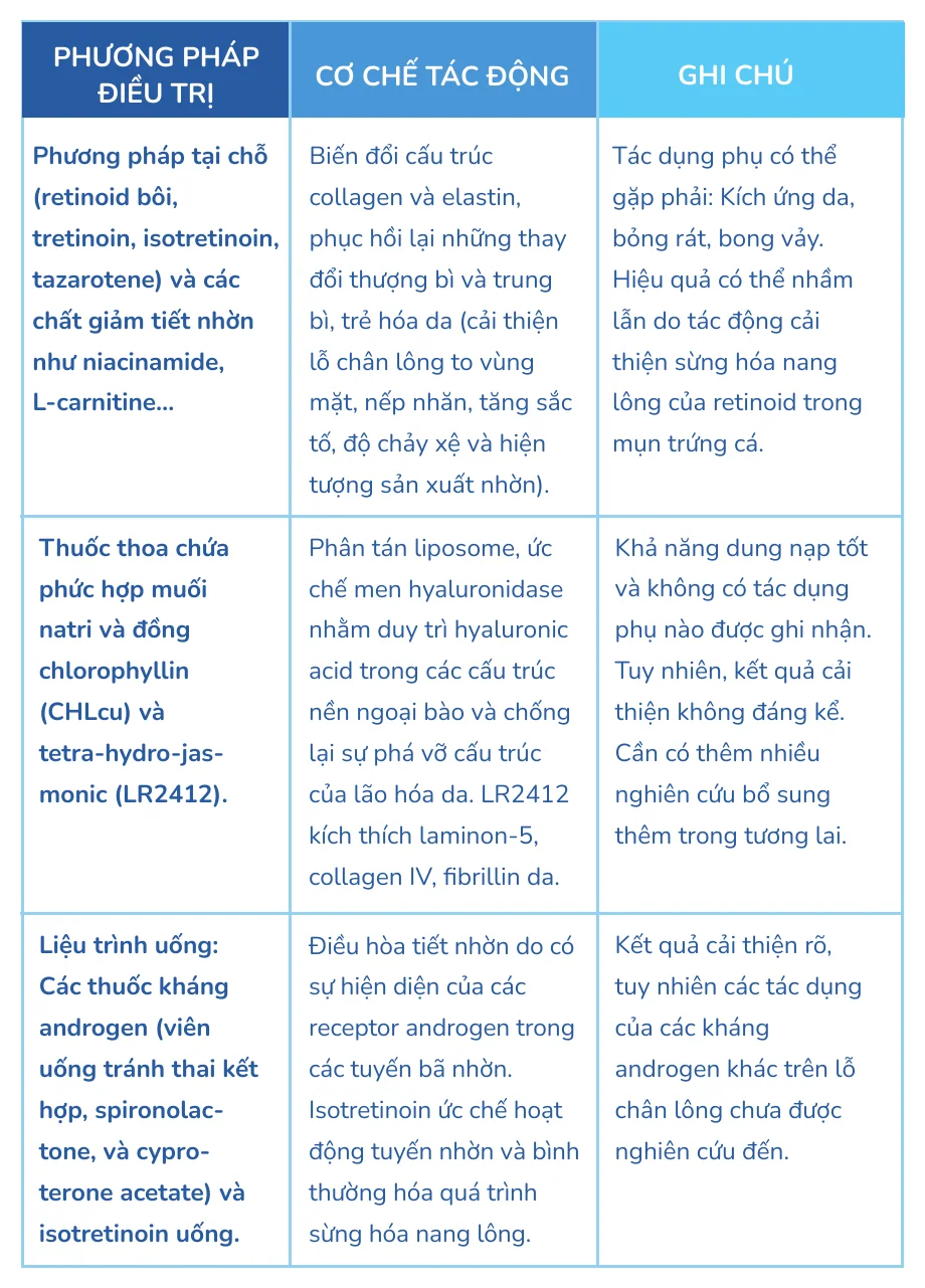 Minh hoạ trong chương “Lỗ chân lông to - nguyên nhân, cách điều trị và ngăn ngừa” — sách Hiểu mụn để hết mụn