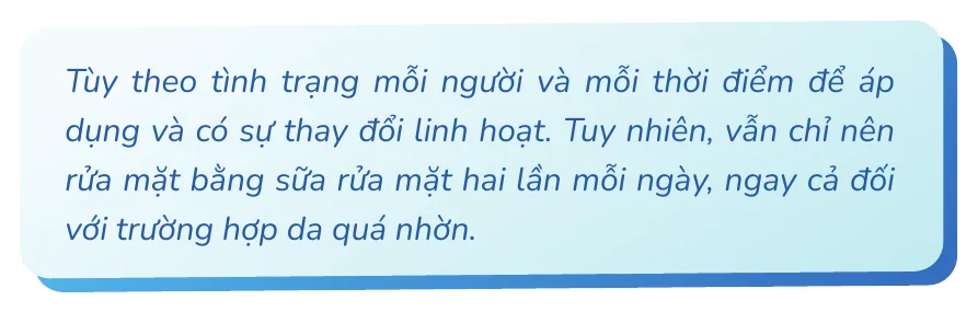 Minh hoạ trong chương “Nhật ký chăm sóc da mụn tại nhà” — sách Hiểu mụn để hết mụn