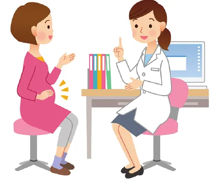 Minh hoạ trong chương “Trị mụn khi mang thai cần lưu ý gì” — sách Hiểu mụn để hết mụn