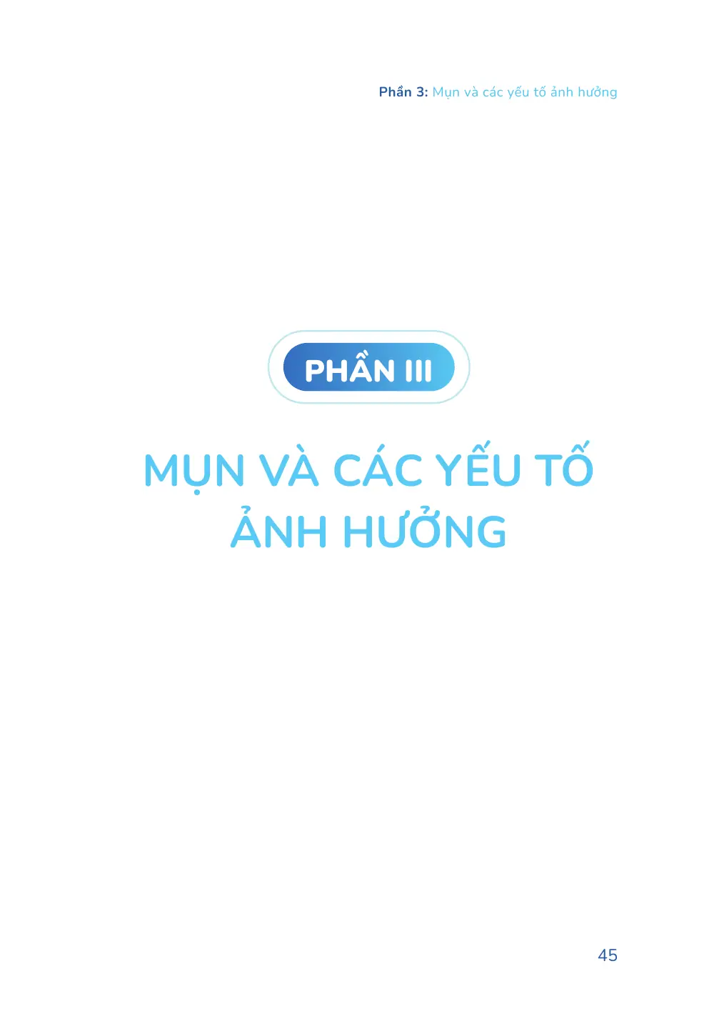 Trang 045 bản in của sách Hiểu mụn để hết mụn