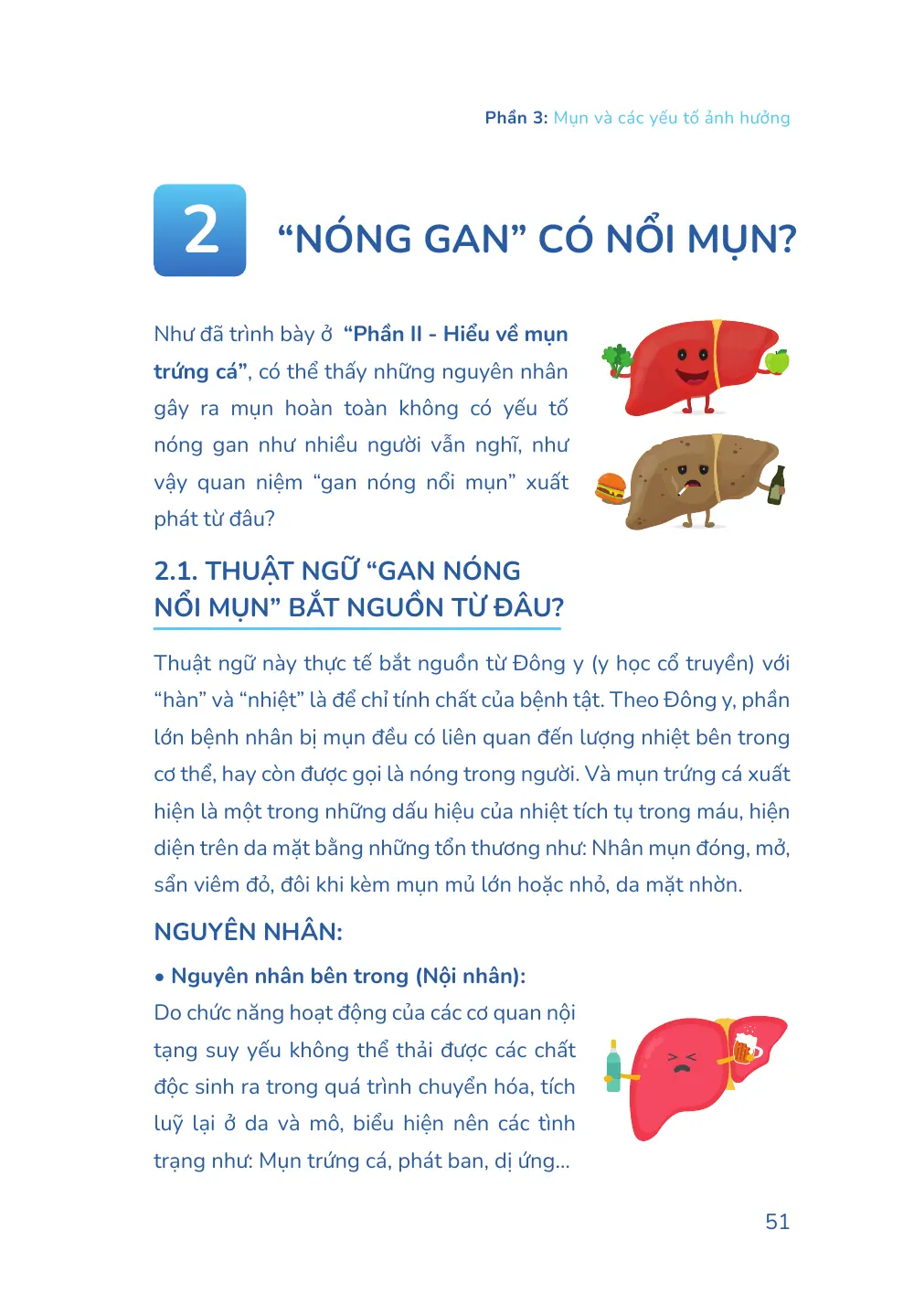 Trang 051 bản in của sách Hiểu mụn để hết mụn