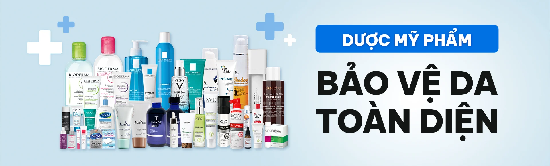 Dược mỹ phẩm bảo vệ da toàn diện