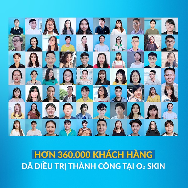 Hơn 360.000 khách hàng đã điều trị hết mụn tại O₂ SKIN.