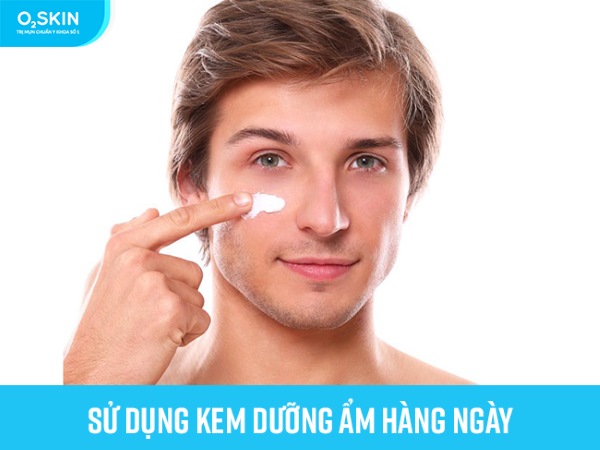 Sử dụng kem dưỡng ẩm hằng ngày