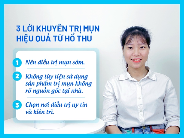 3 Lời khuyên trị mụn hiệu quả từ Thu Nga