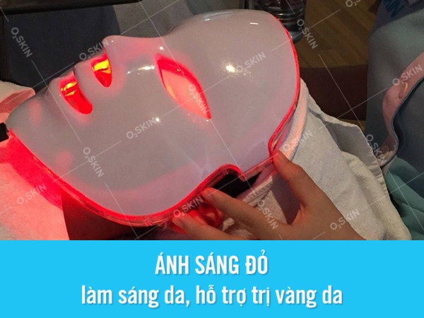 Ánh sáng đỏ (bước sóng 635 nm)