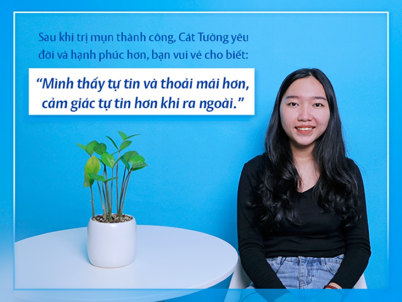 Hết mụn sau 4 tháng kiên trì và quyết tâm