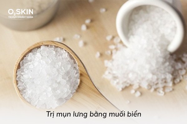 Muối biển có tác dụng sát khuẩn.