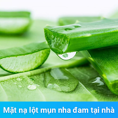 Mặt nạ lột mụn nha đam tại nhà