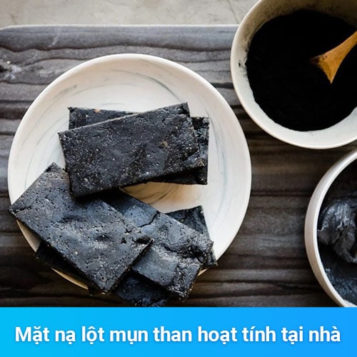 Mặt nạ lột mụn than hoạt tính tại nhà