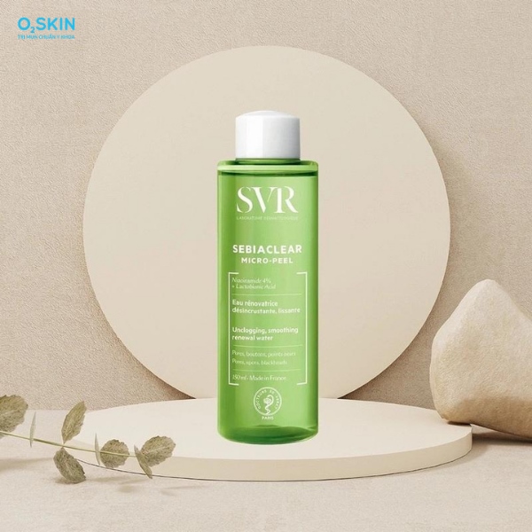 toner SVR Sebiaclear Micro Peel cho da dầu mụn