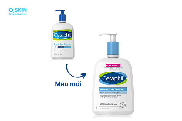 Sữa rửa mặt cho da khô Cetaphil Gentle Skin Cleanser.