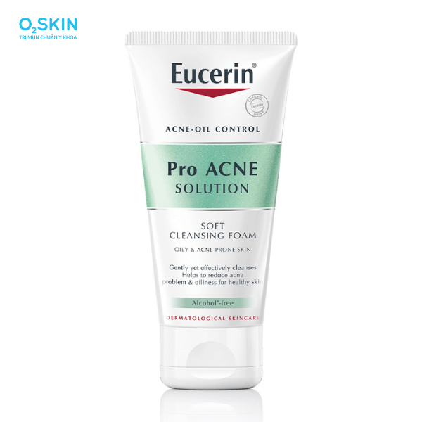 Sữa rửa mặt cho nam Eucerin Pro ACNE Solution Soft Cleansing Foam