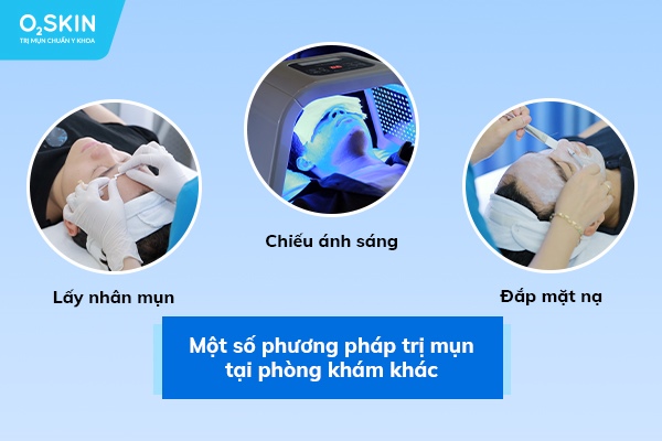 Một số phương pháp trị mụn tại phòng khám khác