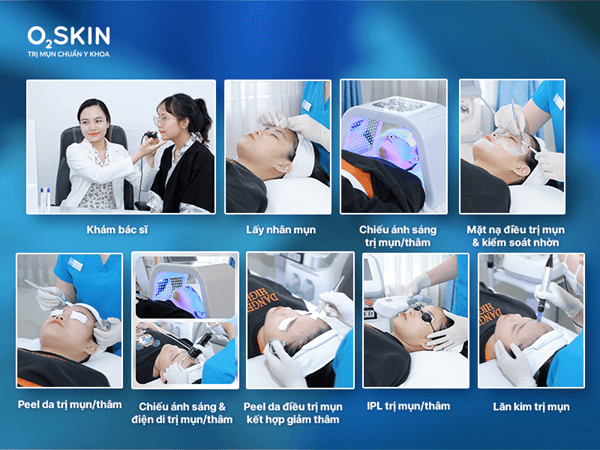 Trịn mụn tại O2 SKIN