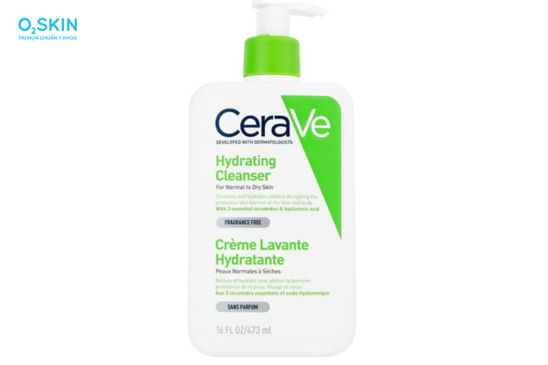 Sữa rửa mặt da nhạy cảm CeraVe Hydrating Cleanser