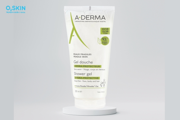Aderma Shower Gel Hydra-Protective trị mụn