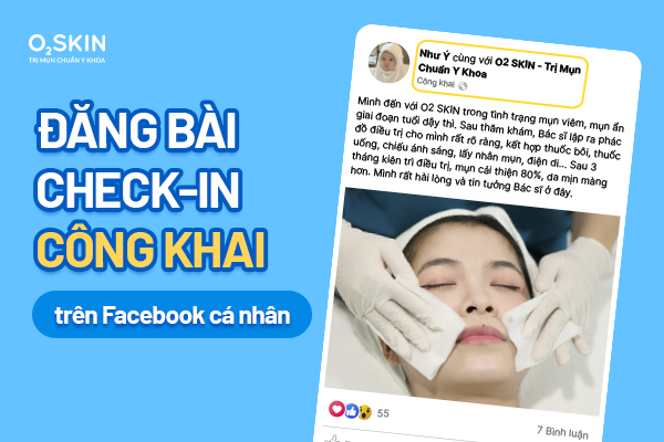 Đăng bài check in công khai trên Facebook cá nhân