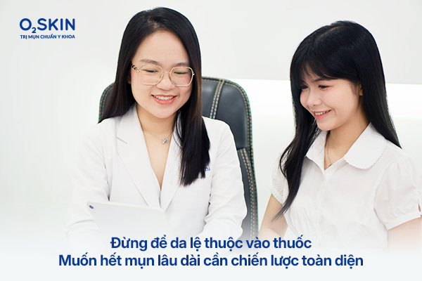 Đừng để da lệ thuộc vào thuốc