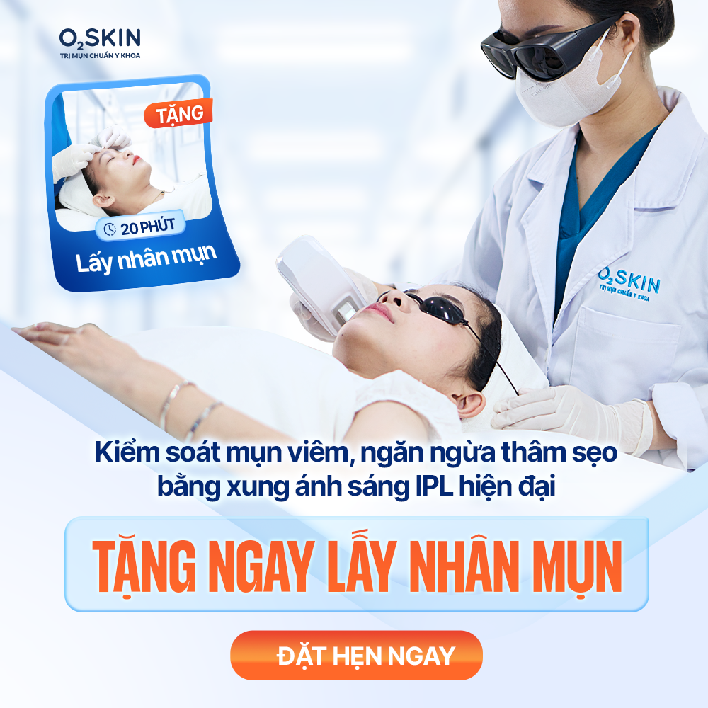 Công nghệ IPL + Lấy nhân mụn giảm sưng và đỏ nhanh chóng Công nghệ IPL + Lấy nhân mụn giảm sưng và đỏ nhanh chóng