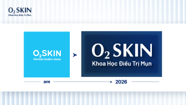 Thông báo thay đổi bộ nhận diện thương hiệu O2 SKIN