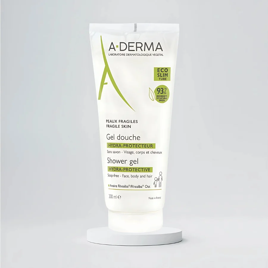 Gel rửa mặt và tắm Aderma Shower Gel Hydra-Protective 200ml - hình ảnh 4 tại Nhà thuốc O2 SKIN