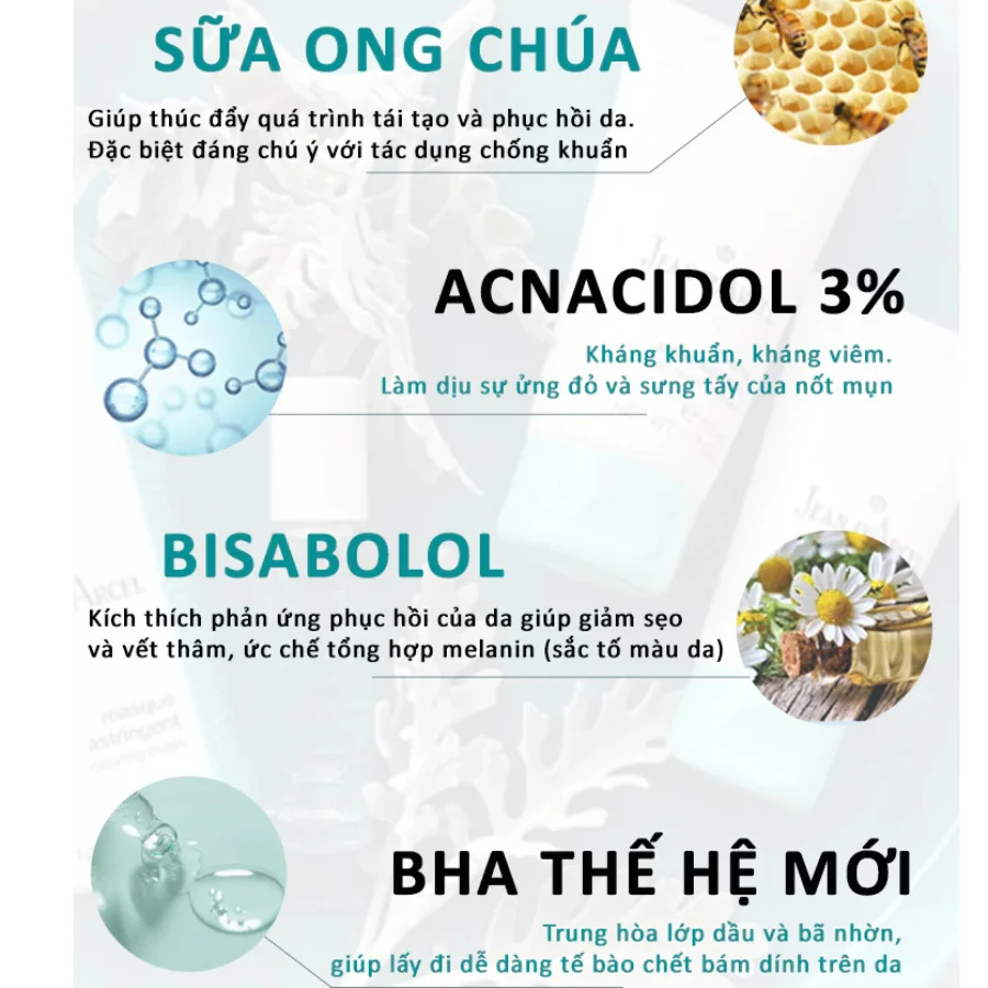 Mặt nạ đất sét giảm mụn Jean D'Arcel Clearing Mask 30ml