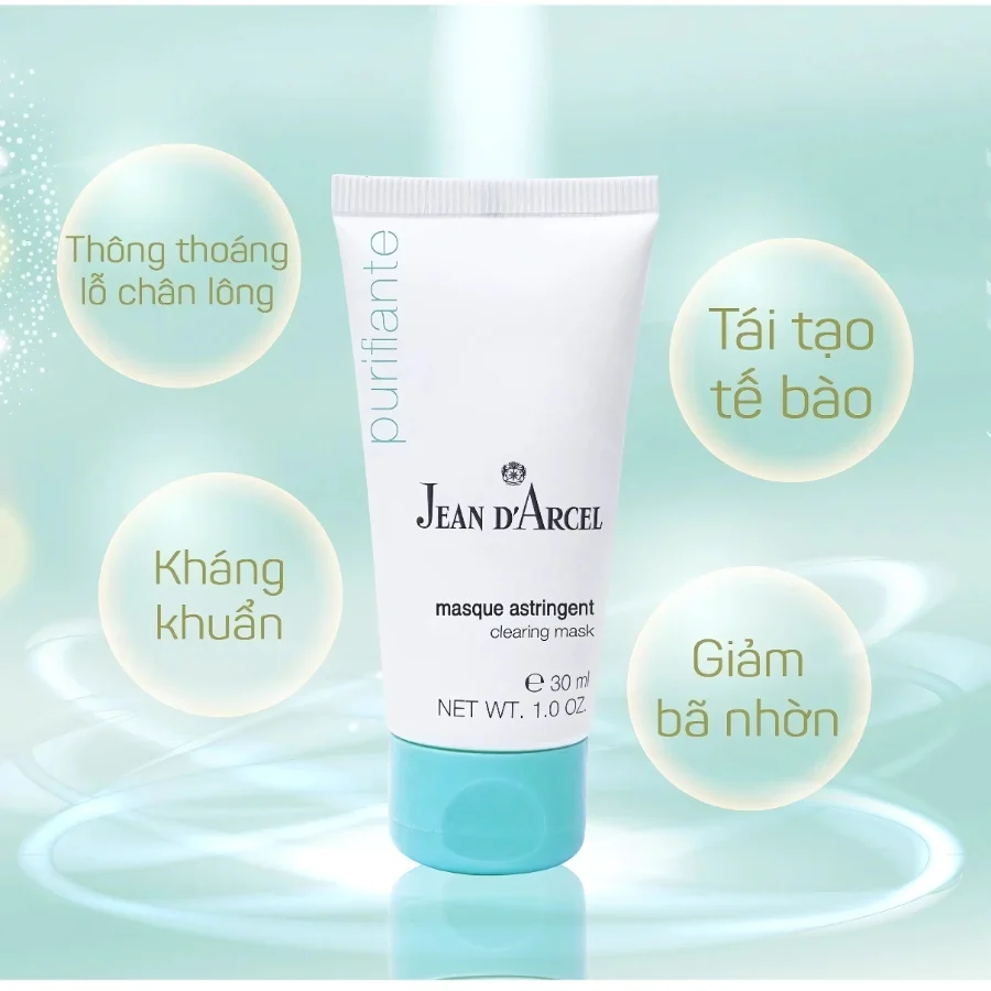 Mặt nạ đất sét giảm mụn Jean D'Arcel Clearing Mask 30ml - hình ảnh 3 tại Nhà thuốc O2 SKIN