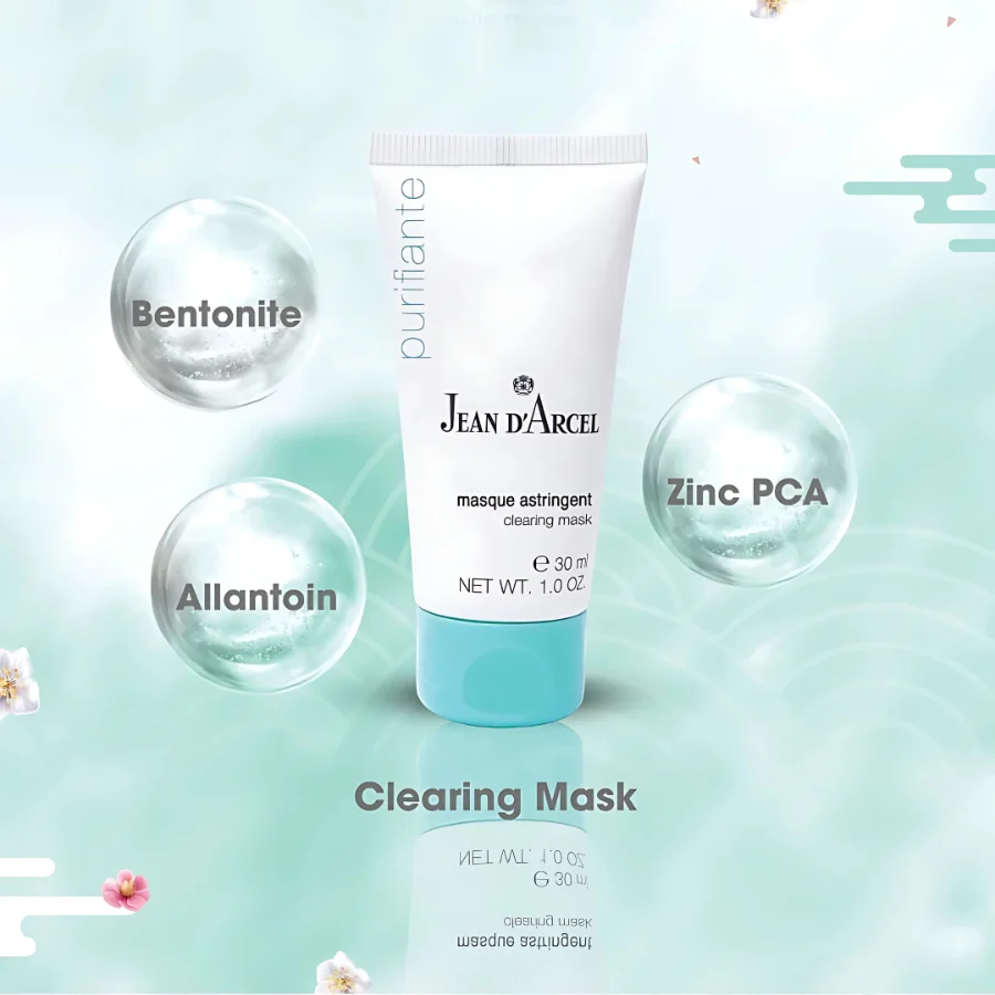 Mặt nạ đất sét giảm mụn Jean D'Arcel Clearing Mask 30ml - hình ảnh 4 tại Nhà thuốc O2 SKIN