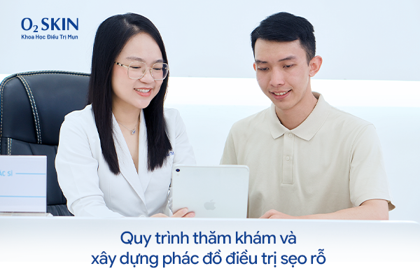 Quy trình thăm khám và xây dựng phác đồ điều trị sẹo rỗ