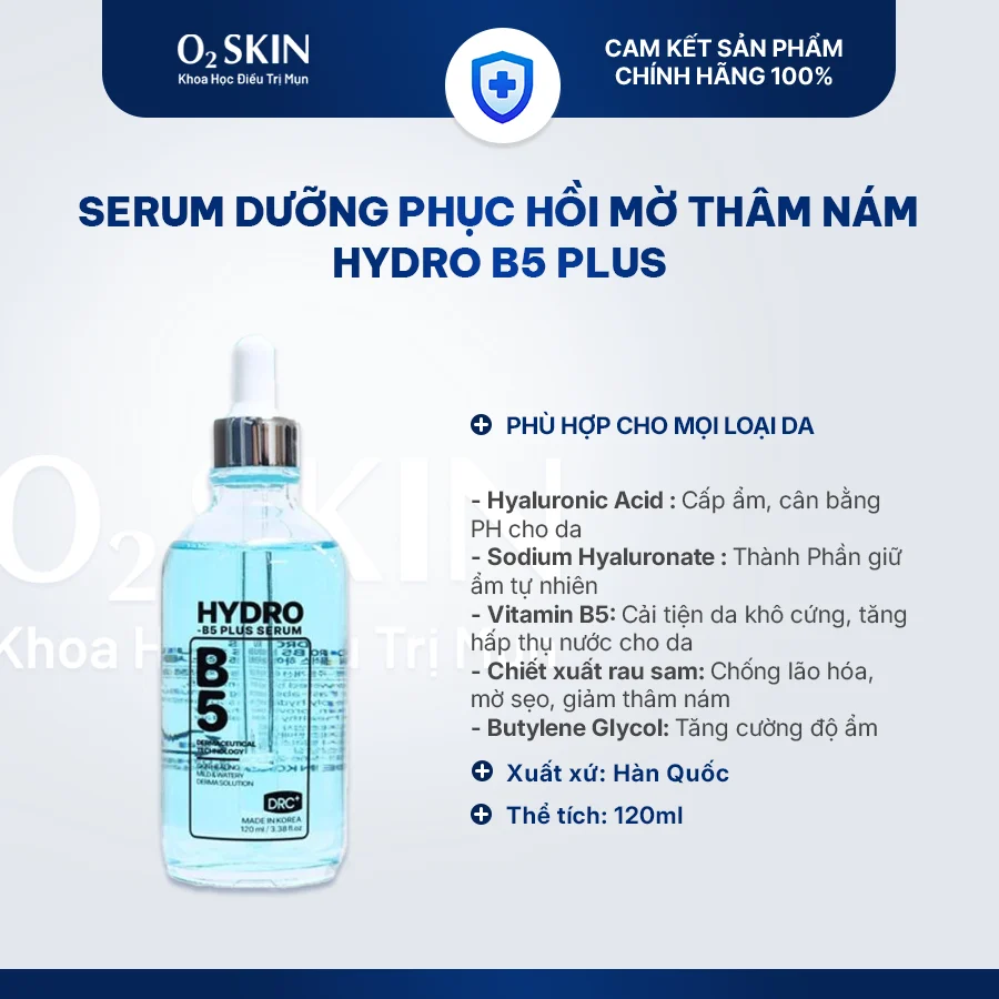 Serum cấp ẩm phục hồi da Hydro B5 Plus 120ml
