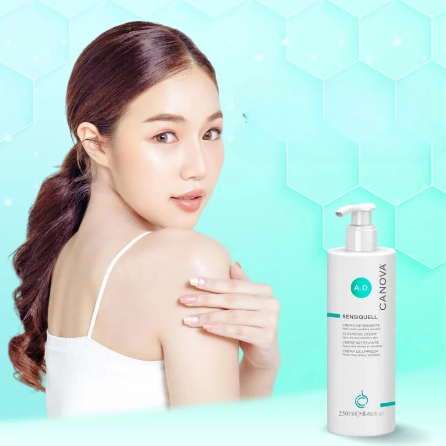 Sữa rửa mặt Canova Sensiquell Cleansing Cream 250ml - hình ảnh 4 tại Nhà thuốc O2 SKIN