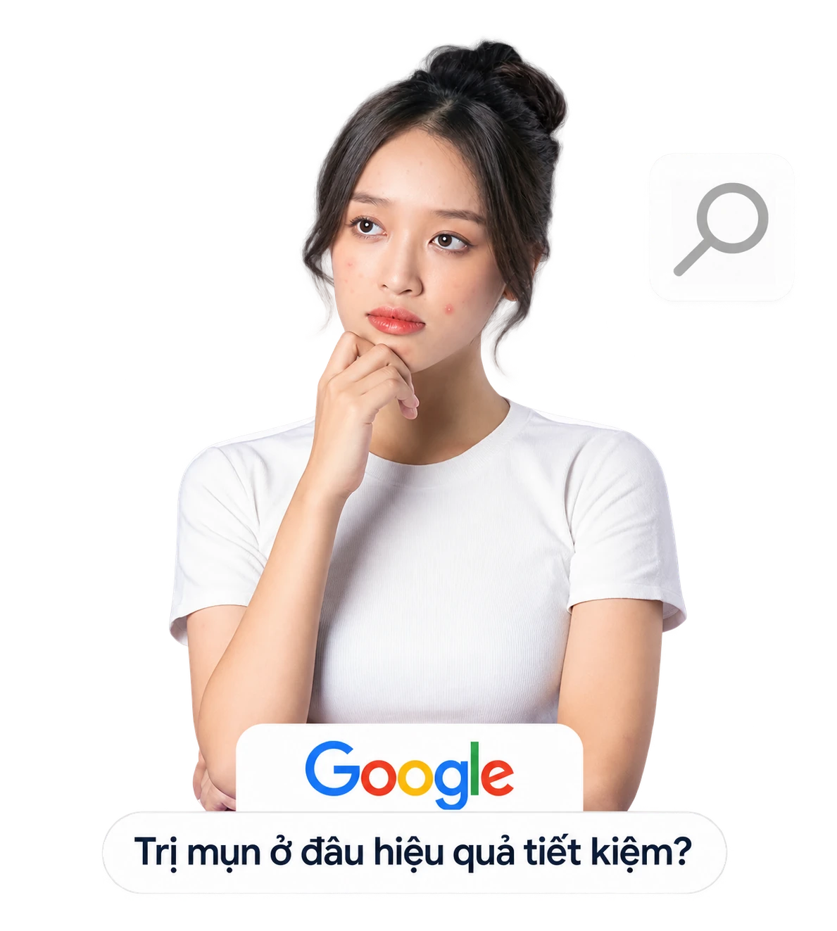 Bạn trẻ băn khoăn, bối rối khi tìm nơi trị mụn hiệu quả và tiết kiệm