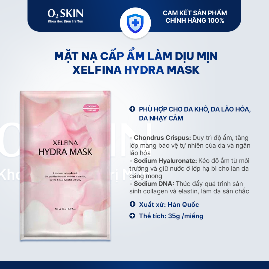 Mặt nạ Xelfina PDRN Hydra Hydrogel Mask – 40g